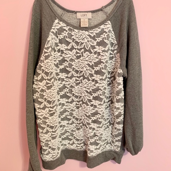 LOFT Tops - 💎SALE Loft Women’s Lace Sweater